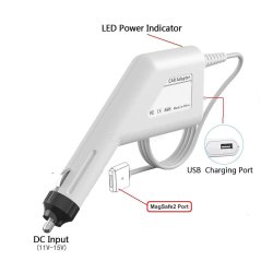 MacBook biloplader - 45W, MagSafe, kompatibel