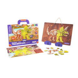 mierEdu Magnetisk legetavle - Triceratops