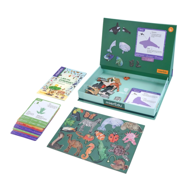 mierEdu Kreativt magnetisk legesæt - Dyreriget (DA)