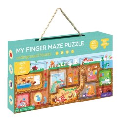 mierEdu Kreativt puslespil - Underground Houses