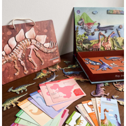 mierEdu Kreativt magnetisk legesæt - Dinosaur (DA)