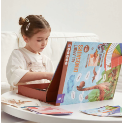 mierEdu Kreativt magnetisk legesæt - Dinosaur (DA)