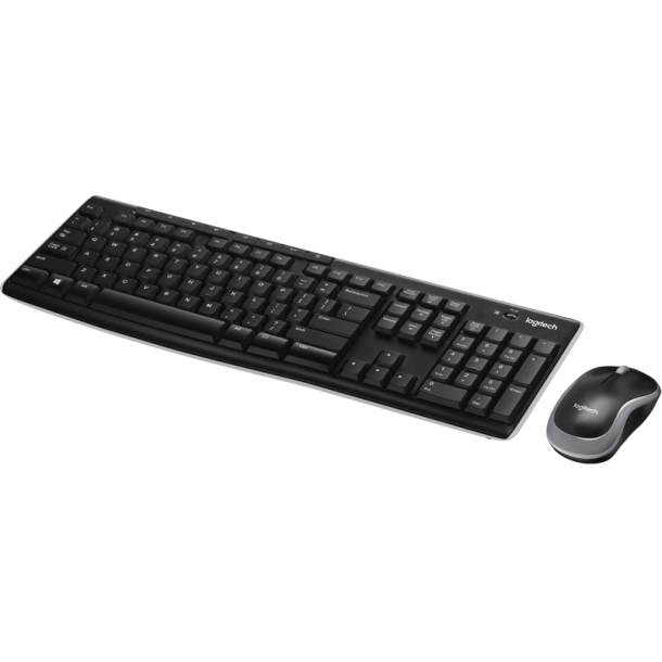 Logitech MK270 Trådløst Desktop-Set - Sort
