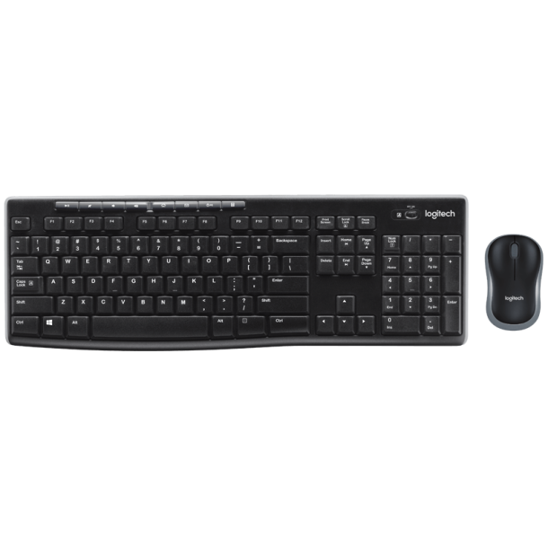 Logitech MK270 Trådløst Desktop-Set - Sort