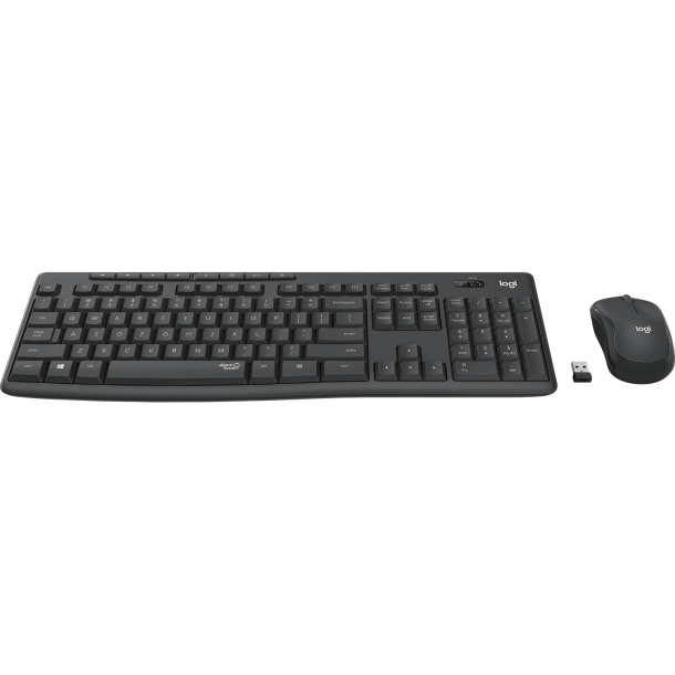 Logitech MK295 Silent Trådløst Desktop-Set - Graphite