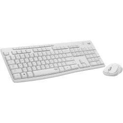 Logitech MK295 Silent Trådløst Desktop-Set - Off White