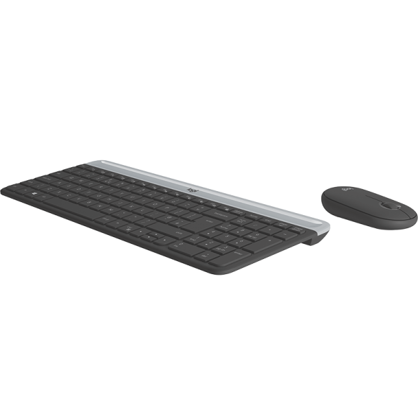 Logitech MK470 Slim Trådløst Desktop-Set - Graphite