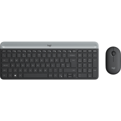 Logitech MK470 Slim Trådløst Desktop-Set - Graphite