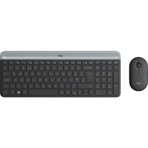 Logitech MK470 Slim Trdlst Desktop-Set - Graphite