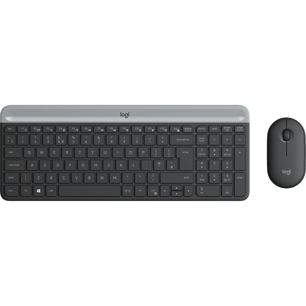 Logitech MK470 Slim Trådløst Desktop-Set - Graphite