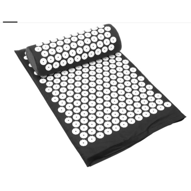 Akupressursæt m. fakir/pigmåtte og nakkepude