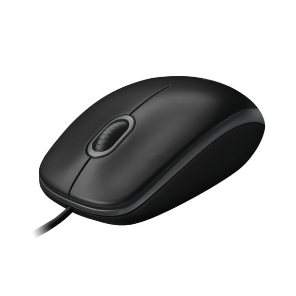 Logitech B100 Optisk USB-Mus - Sort