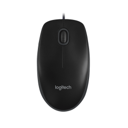Logitech B100 Optisk USB-Mus - Sort