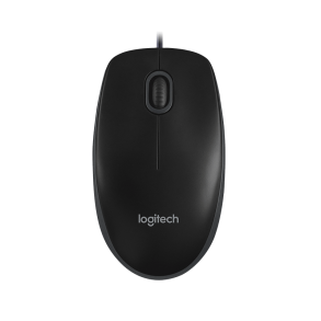 Logitech B100 Optisk USB-Mus - Sort