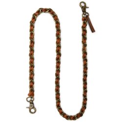 Muud Caja XL Skulderrem - Lder, 119 cm, Rich Brown