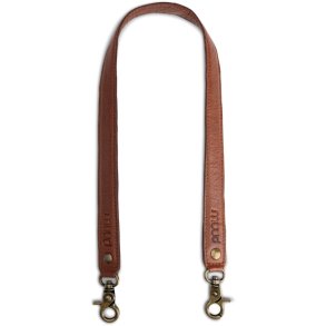 Muud Hudson Skulderstrop - Lder, 50 cm, Rich Brown