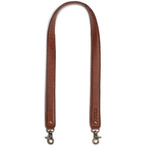 Muud Hudson XL Skulderstrop - Lder, 70 cm, Rich Brown