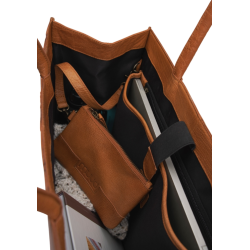 Muud Bina XL Taske - Lder, Whisky