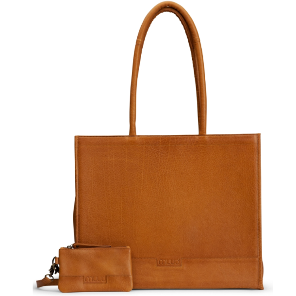 Muud Bina XL Taske - Lder, Whisky