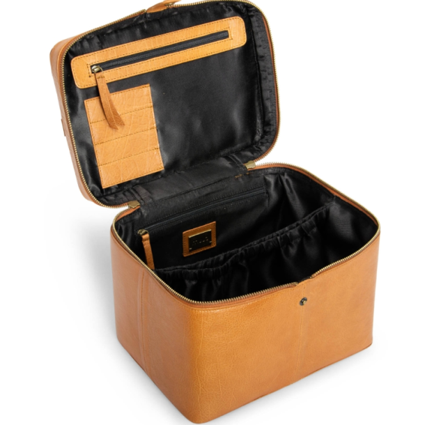 Muud Lexi Taske/Toilettaske - Lder, Whisky