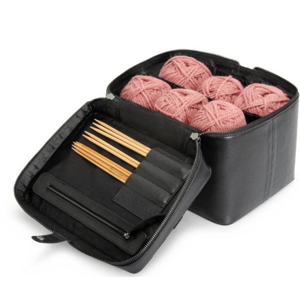 Muud Lexi Taske/Toilettaske - Lder, Sort