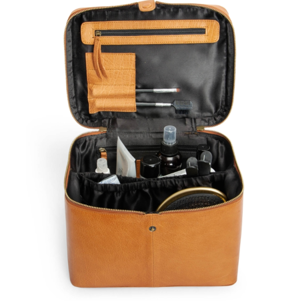 Muud Lexi Taske/Toilettaske - Lder, Whisky