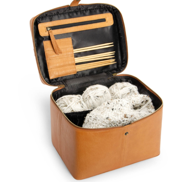 Muud Lexi Taske/Toilettaske - Lder, Whisky