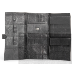 Muud Lucy Etui til Strikkepinde - Lder, Sort