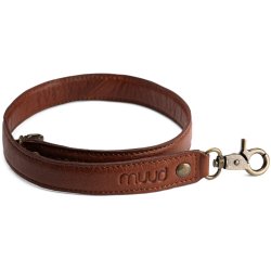 Muud Hudson XL Skulderstrop - Lder, 70 cm, Rich Brown