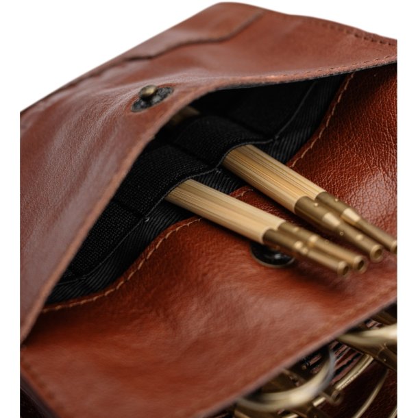 Muud Betina Etui til Strikkepinde - Lder, Rich Brown