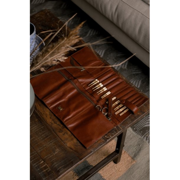Muud Stockholm Etui til Strikkepinde - Lder, Rich Brown