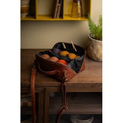 Muud Cleo All-in-One Taske - Lder, Rich Brown