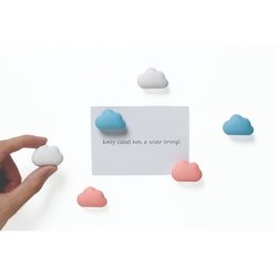 Qualy Cloud Magnet , Bl/ Lyserd
