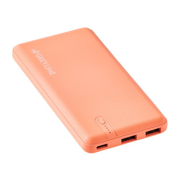 GreyLime OCEAN 10.000 mAh Powerbank - Coral Red