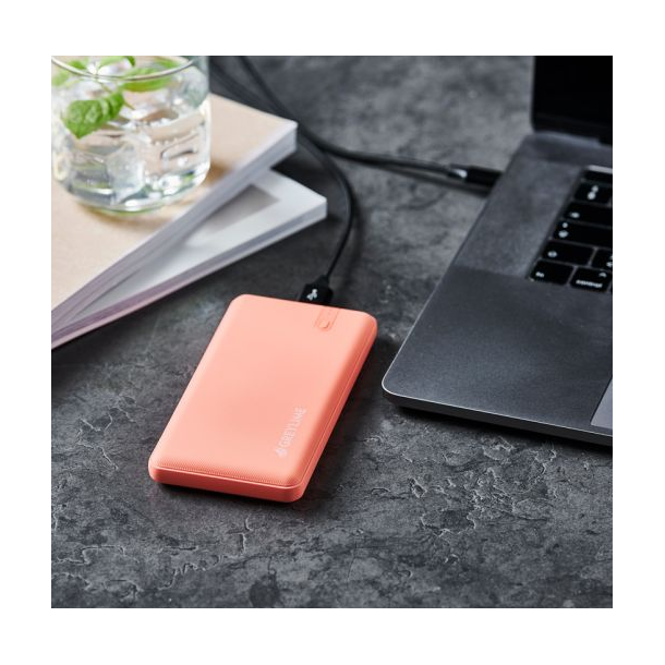 GreyLime OCEAN 10.000 mAh Powerbank - Coral Red