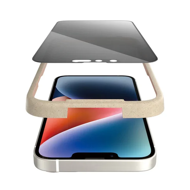 PanzerGlass skrmbeskyttelse iPhone 14 Pro - Ultra-Wide Fit, Privacy, antibakteriel