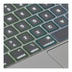 Philbert Tastaturcover til MacBook Pro &amp; Air 13-14-16" (2021-2022) - Transparent/Regnbue