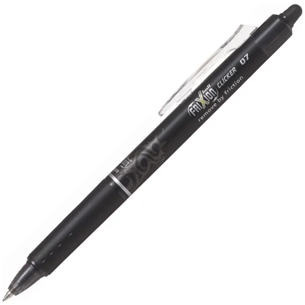Pilot Frixion Fineliner 1,3mm, Udviskbar Kuglepen, Sort