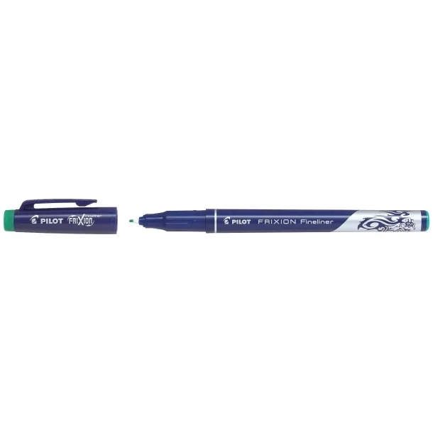 Pilot Frixion Fineliner 1,3 Udviskbar Kuglepen, 12 stk, Grn