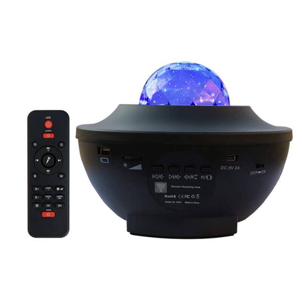 Stjernehimmel projektor - med Bluetooth