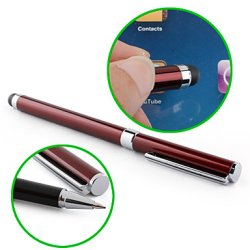 Stylus Touch pen 2-i-1, sort