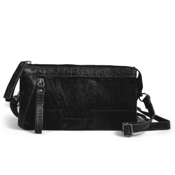 Muud Riga Clutch - Lder, Sort