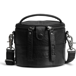 Muud Saturn Mini Taske - Lder, Sort