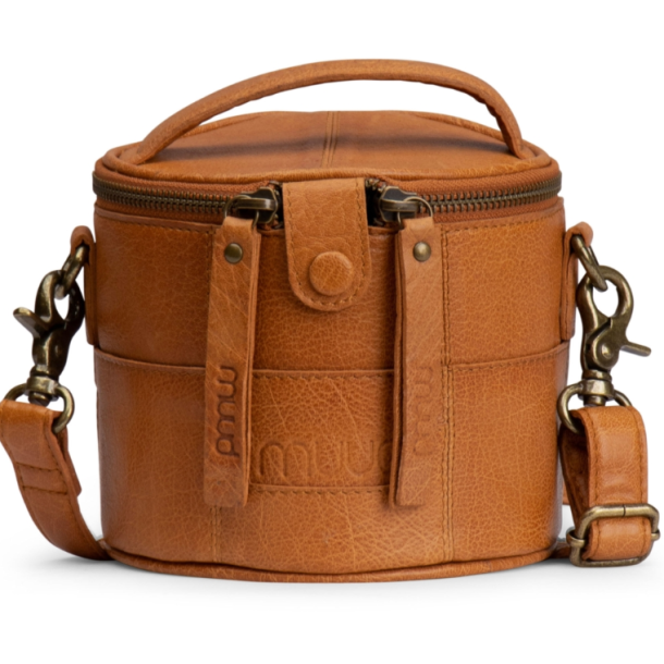 Muud Saturn Mini Taske - Lder, Whisky