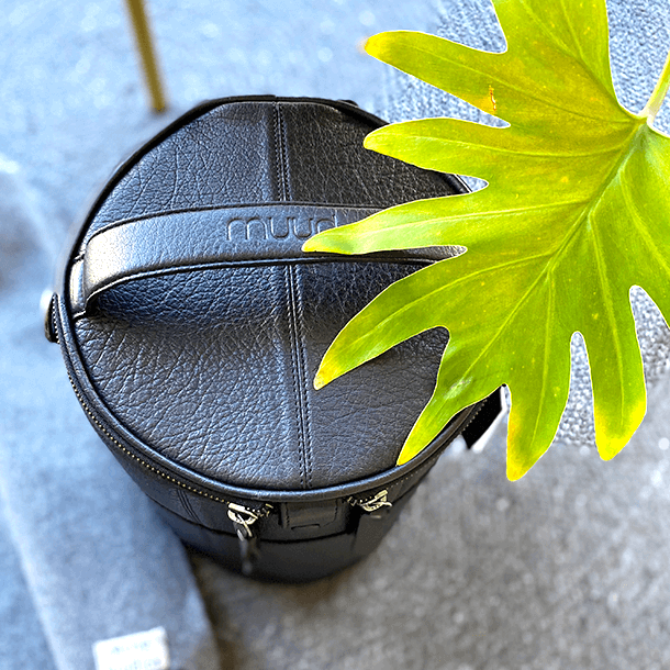 Muud Saturn XL Taske - Lder, Sort