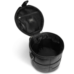 Muud Saturn Mini Taske - Lder, Sort