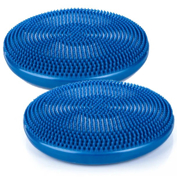 Siddepude, dia. 34 cm - 2 pak, blå/blå