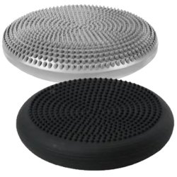 Siddepude, dia. 34 cm - 2 pak, sort/grå