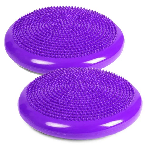 Siddepude, dia. 34 cm - 2 pak, lilla/lilla