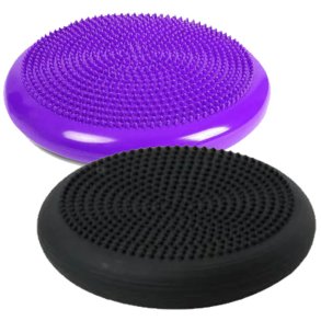 Siddepude, dia. 34 cm - 2 pak, sort/lilla